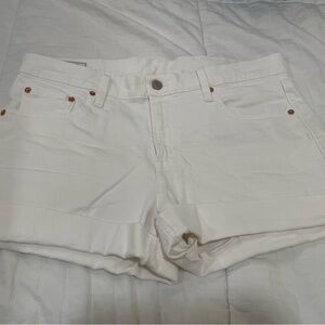 GAP Women's Cream Jean Shorts